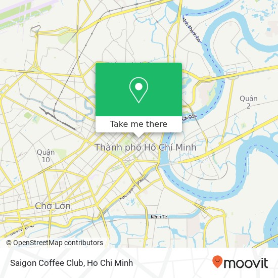 Saigon Coffee Club map