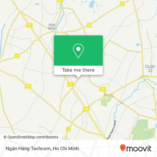 Ngân Hàng Techcom map