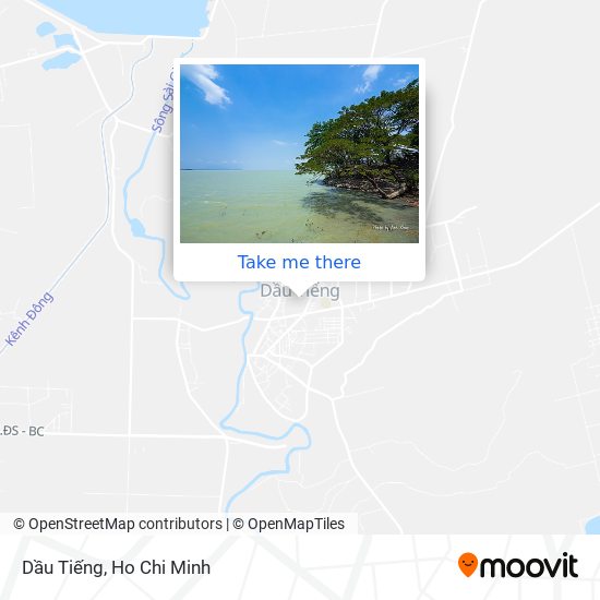 Dầu Tiếng map
