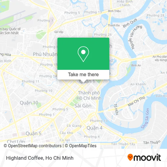 Highland Coffee map