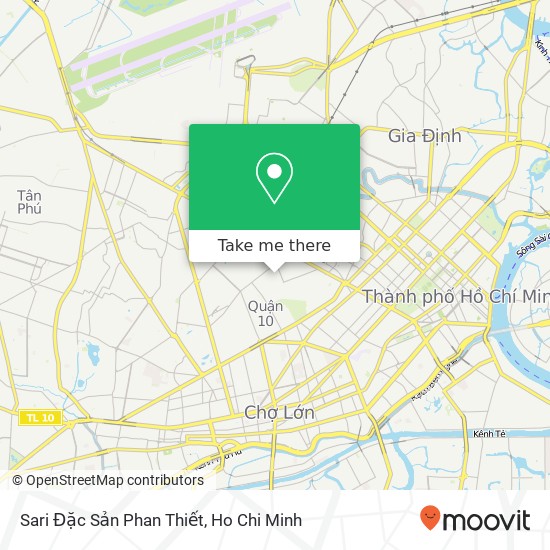 Sari Đặc Sản Phan Thiết map