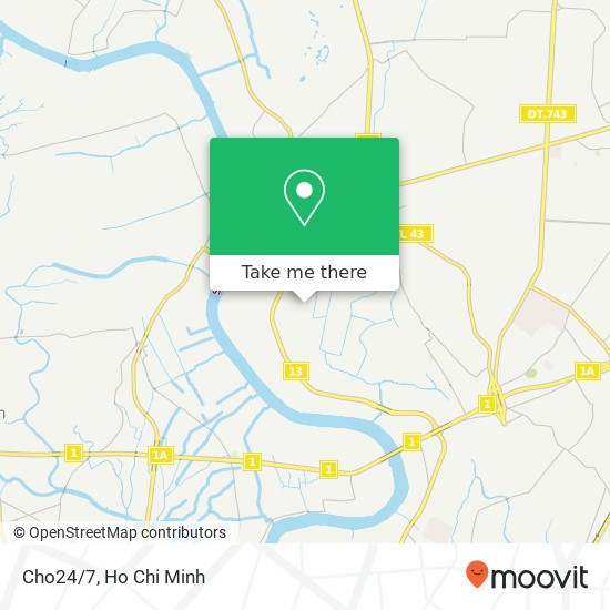 Cho24/7 map