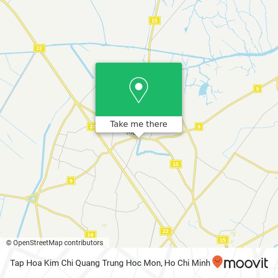 Tap Hoa Kim Chi Quang Trung Hoc Mon map