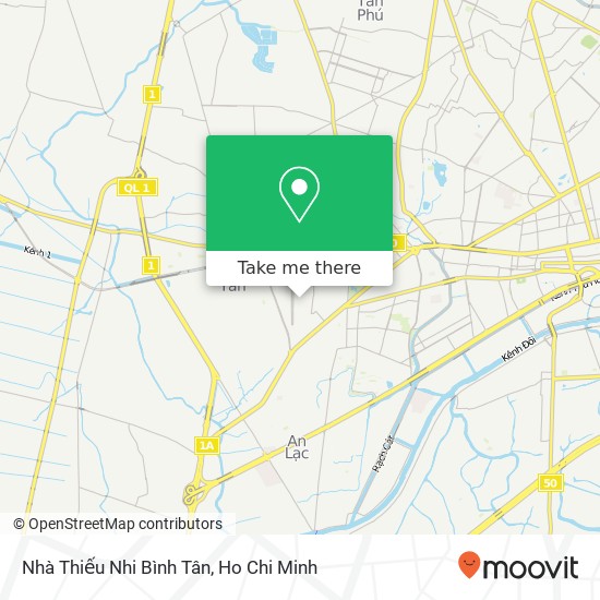 Nhà Thiếu Nhi Bình Tân map