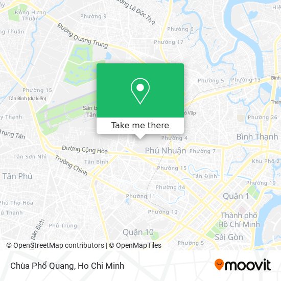 Chùa Phổ Quang map