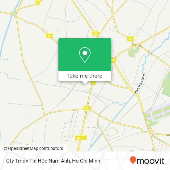 Cty Tmdv Tin Học Nam Anh map