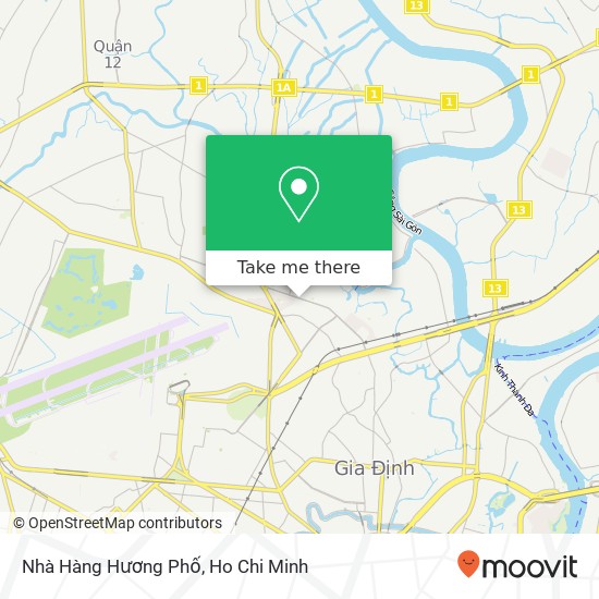 Nhà Hàng Hương Phố map