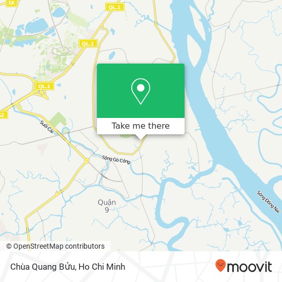 Chùa Quang Bửu map