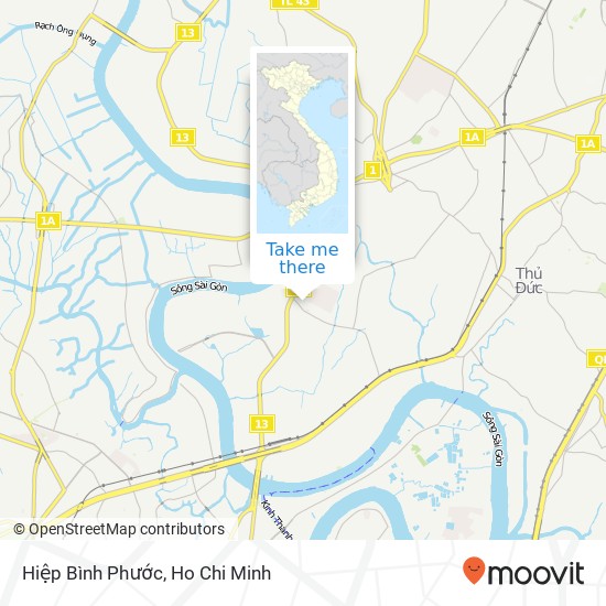 Hiệp Bình Phước map