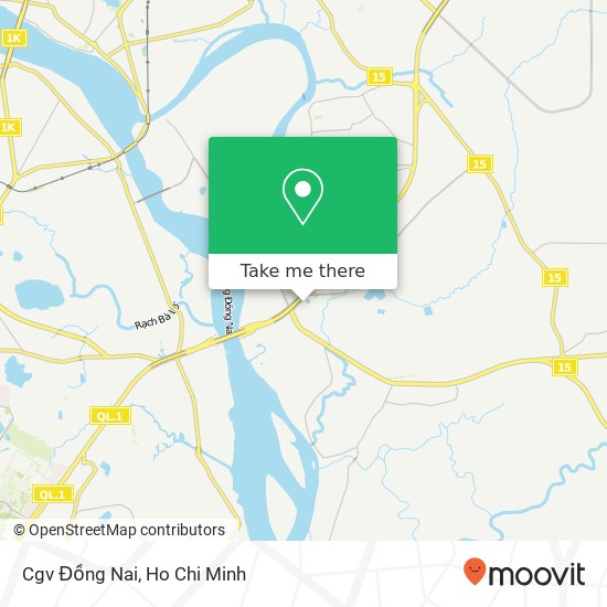 Cgv Đồng Nai map