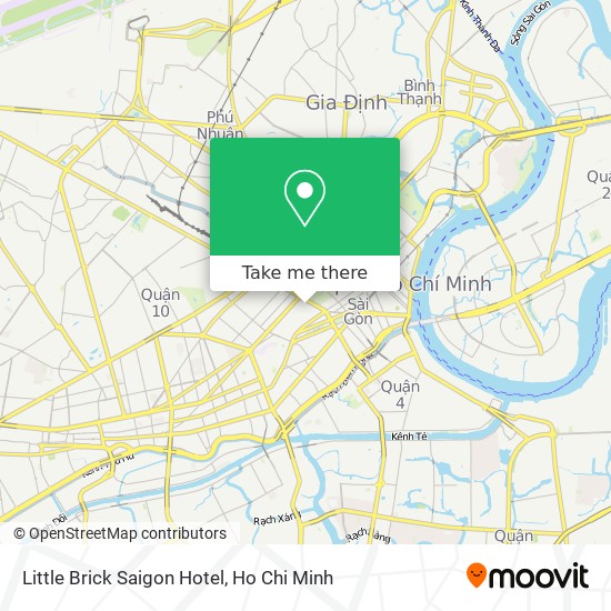 Little Brick Saigon Hotel map