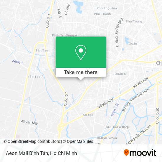 Aeon Mall Bình Tân map