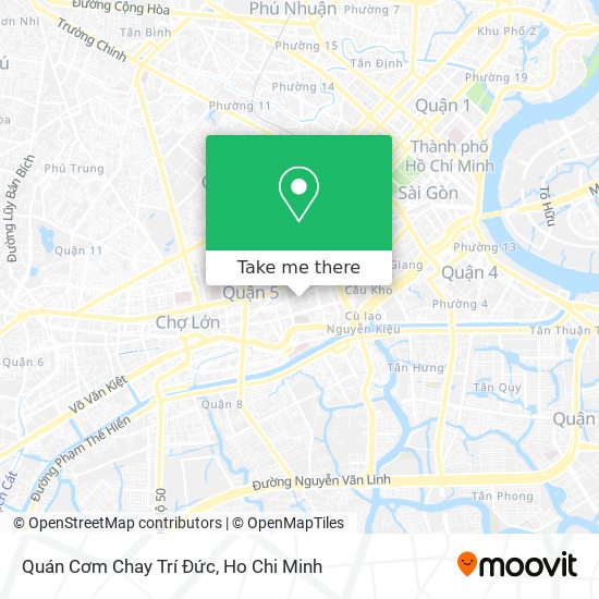 Quán Cơm Chay Trí Đức map