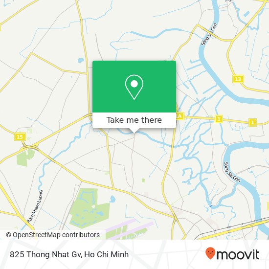 825 Thong Nhat Gv map