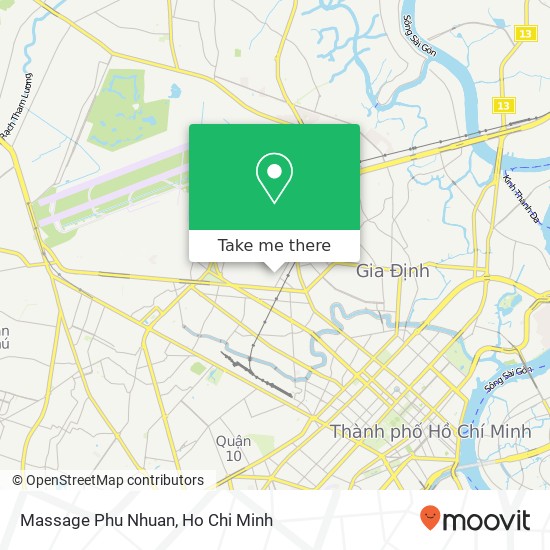 Massage Phu Nhuan map