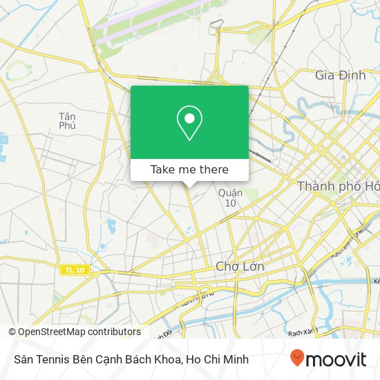 Sân Tennis Bên Cạnh Bách Khoa map