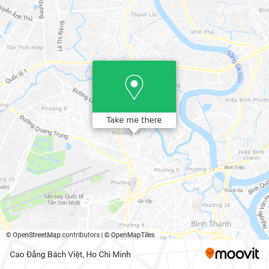 Cao Đẳng Bách Việt map