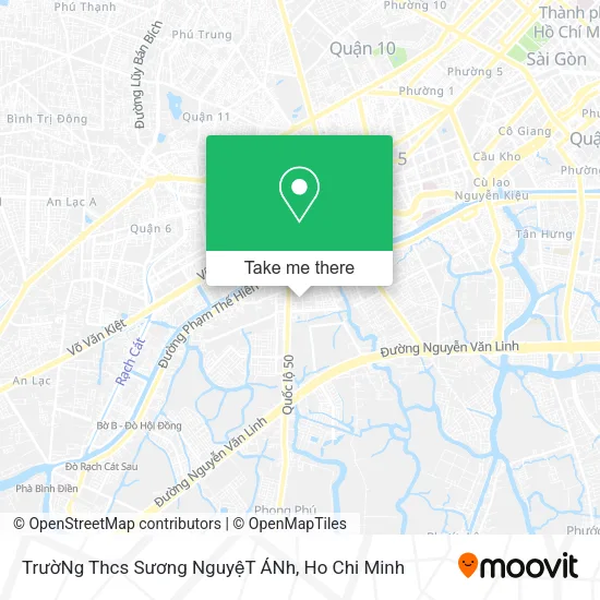 TrườNg Thcs Sương NguyệT ÁNh map