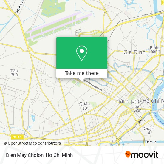 Dien May Cholon map