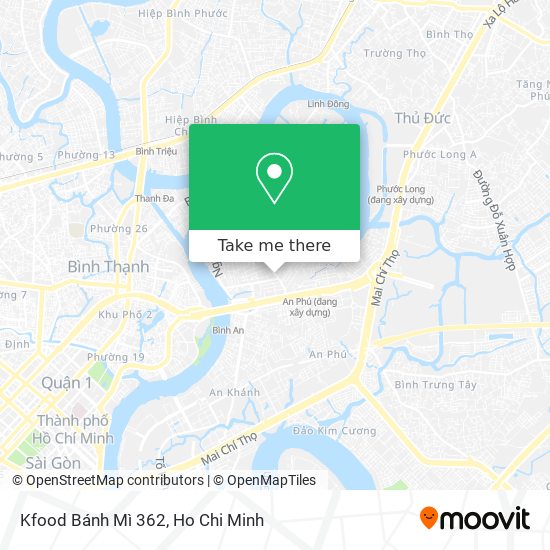 Kfood Bánh Mì 362 map