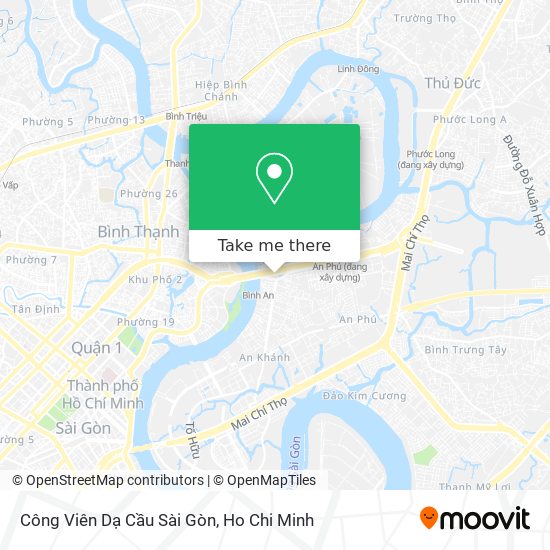 Công Viên Dạ Cầu Sài Gòn map