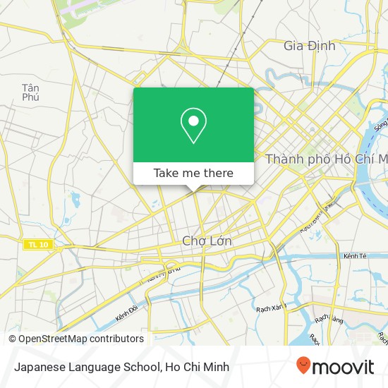 Japanese Language School map