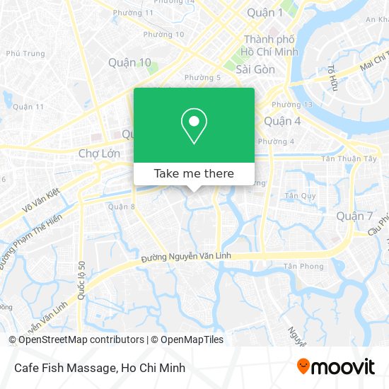Cafe Fish Massage map