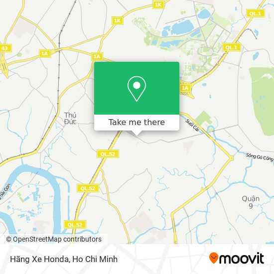 Hãng Xe Honda map