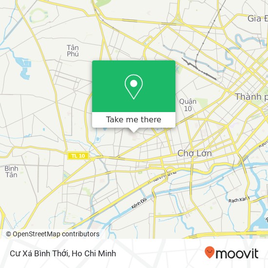 Cư Xá Bình Thới map