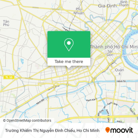 Trường Khiếm Thị Nguyễn Đình Chiểu map