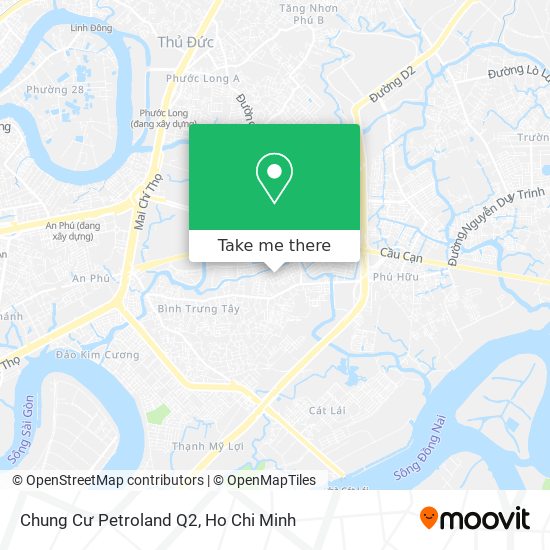 Chung Cư Petroland Q2 map
