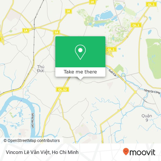 Vincom Lê Văn Việt map