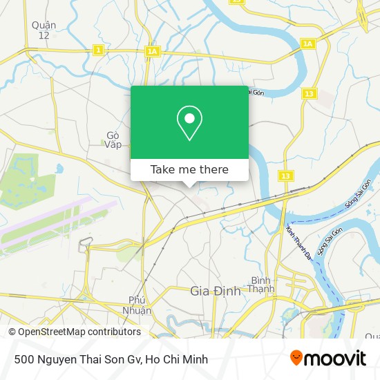 500 Nguyen Thai Son Gv map