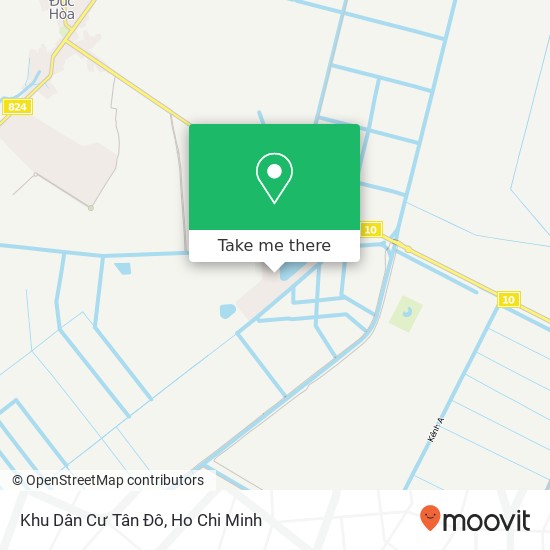 Khu Dân Cư Tân Đô map