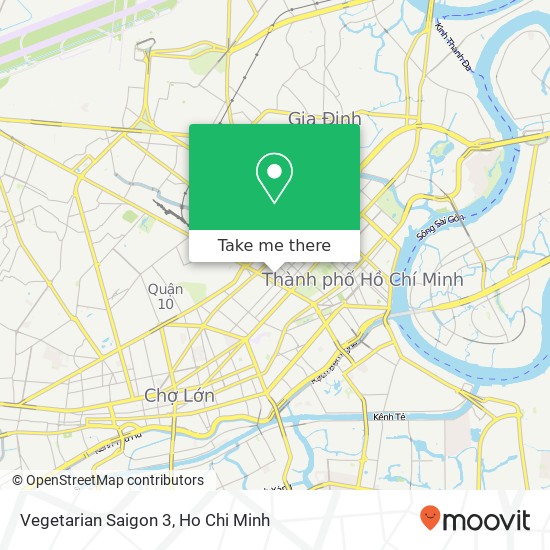 Vegetarian Saigon 3 map