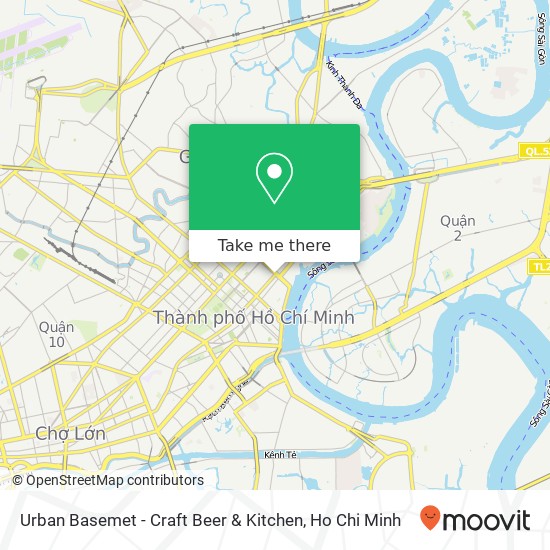 Urban Basemet - Craft Beer & Kitchen map