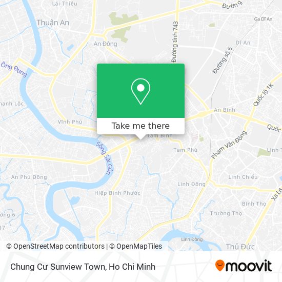Chung Cư Sunview Town map