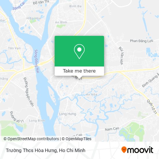 Trường Thcs Hòa Hưng map