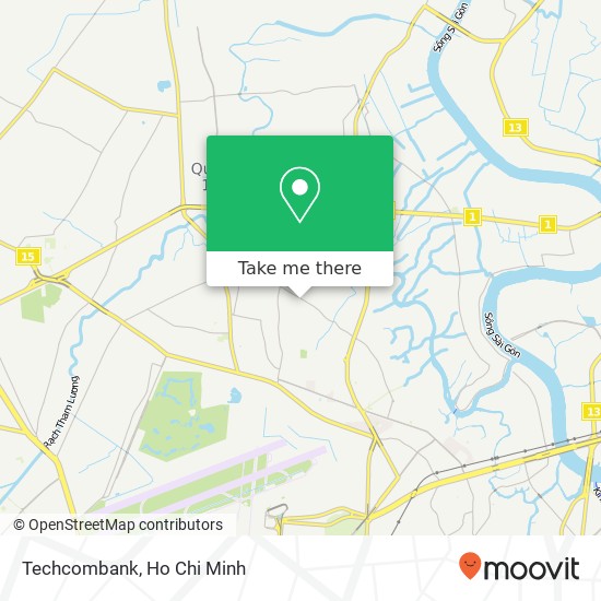 Techcombank map