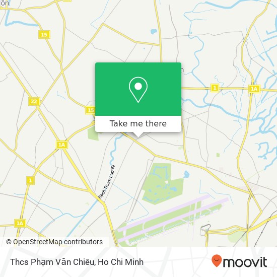 Thcs Phạm Văn Chiêu map