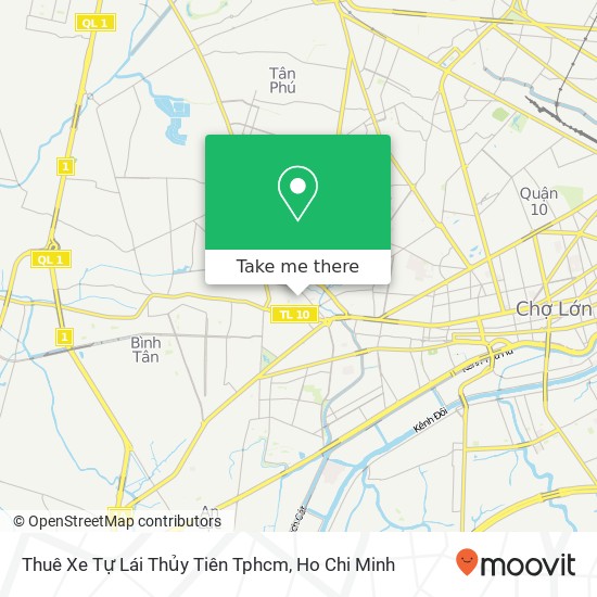 Thuê Xe Tự Lái Thủy Tiên Tphcm map