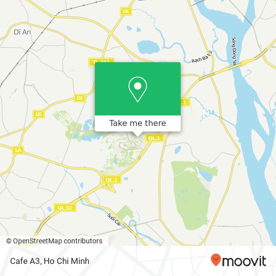 Cafe A3 map