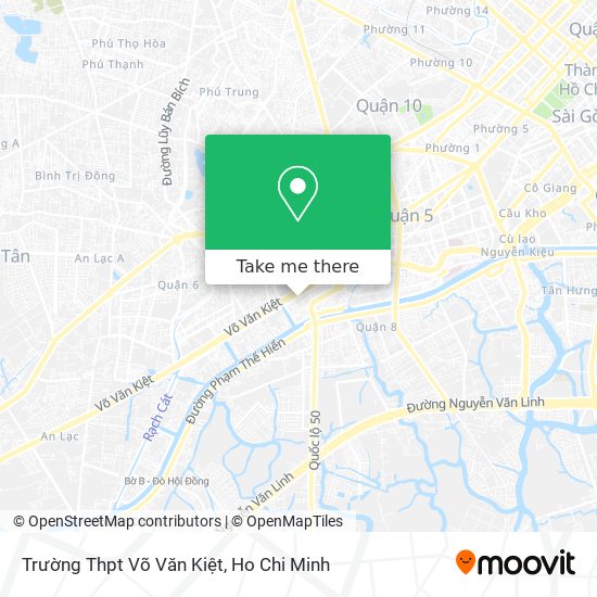 Trường Thpt Võ Văn Kiệt map