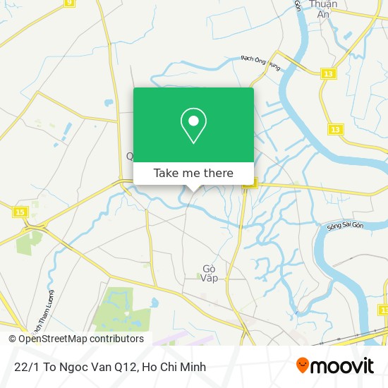 22/1 To Ngoc Van Q12 map