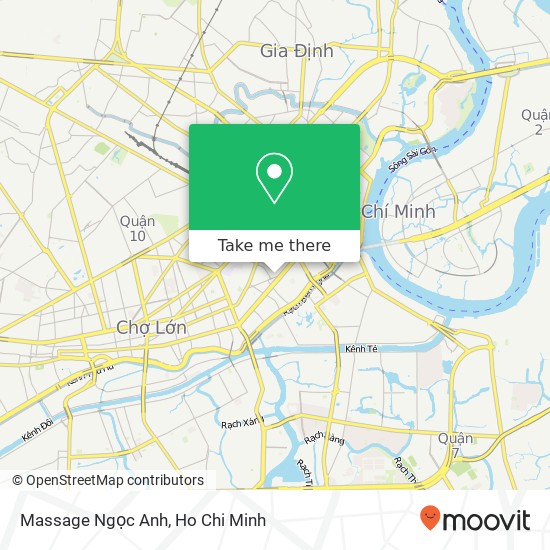 Massage Ngọc Anh map