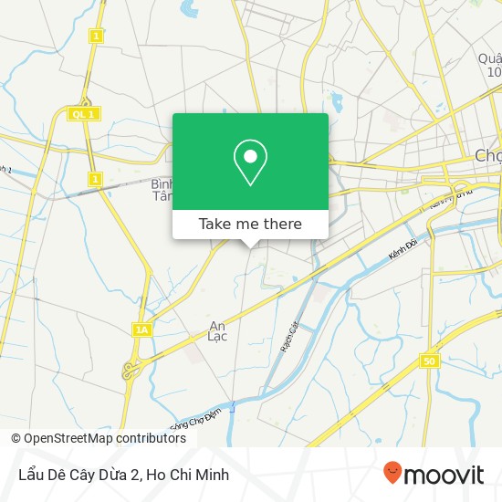 Lẩu Dê Cây Dừa 2 map