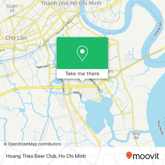 Hoang Trieu Beer Club map