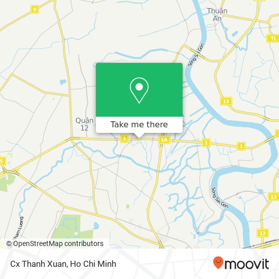 Cx Thanh Xuan map
