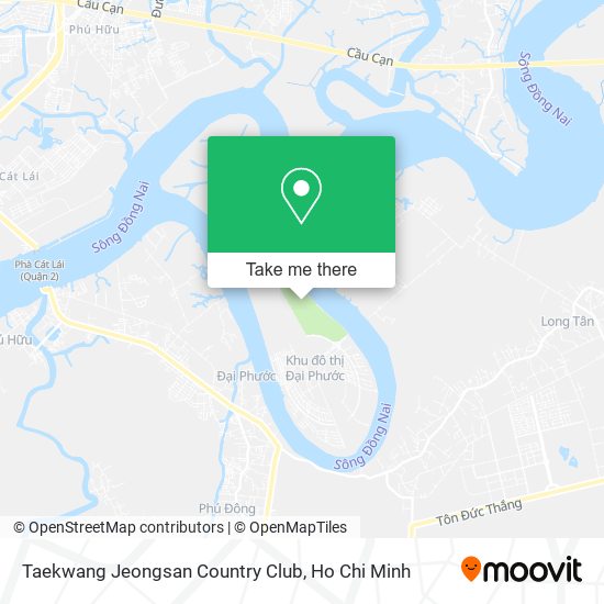 Taekwang Jeongsan Country Club map