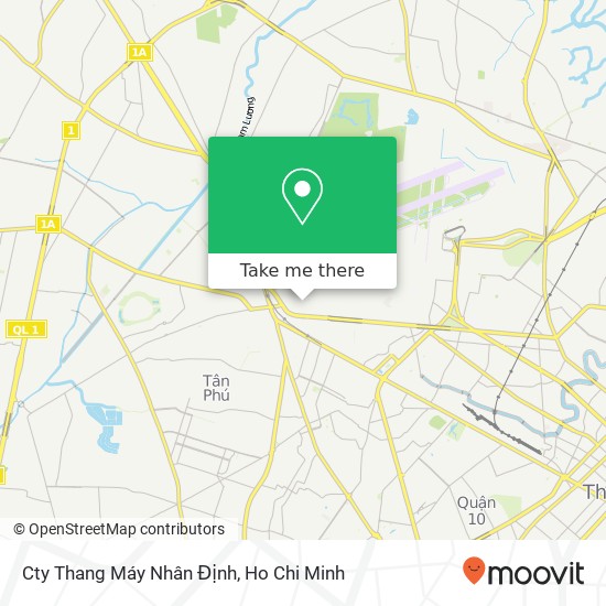 Cty Thang Máy Nhân Định map